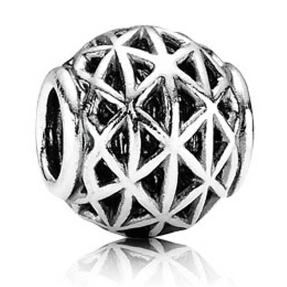 Authentic Pandora Retired Serendipity Openwork S925 Ale Sterling Silver Charm